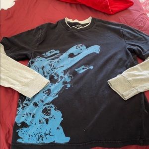 - A Layered Look Men’s Hawk T-Shirt